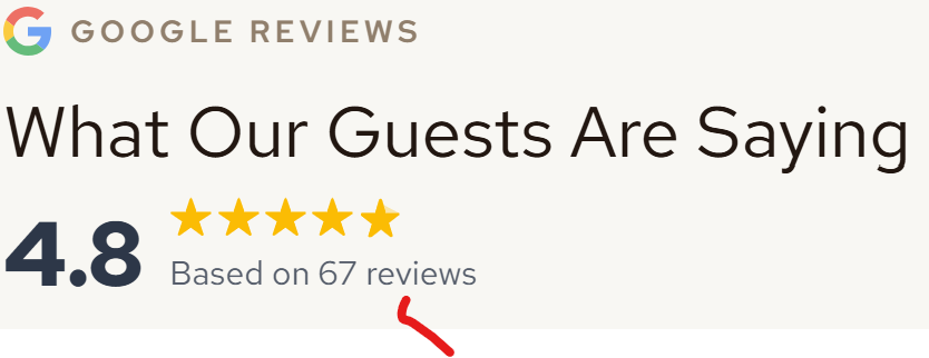 Google What Our Guest Are Saying
